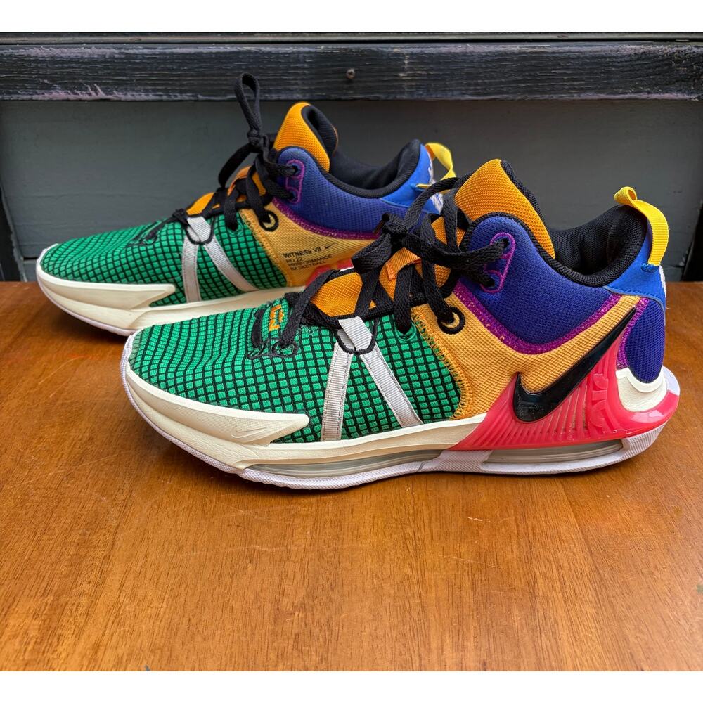 Nike LeBron Witness 7 "Vivid Purple/Sea Coral" Basketball Mens 10.5 DM1123-501